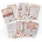 10pcs/pack Vintage Patterned Lace Paper
