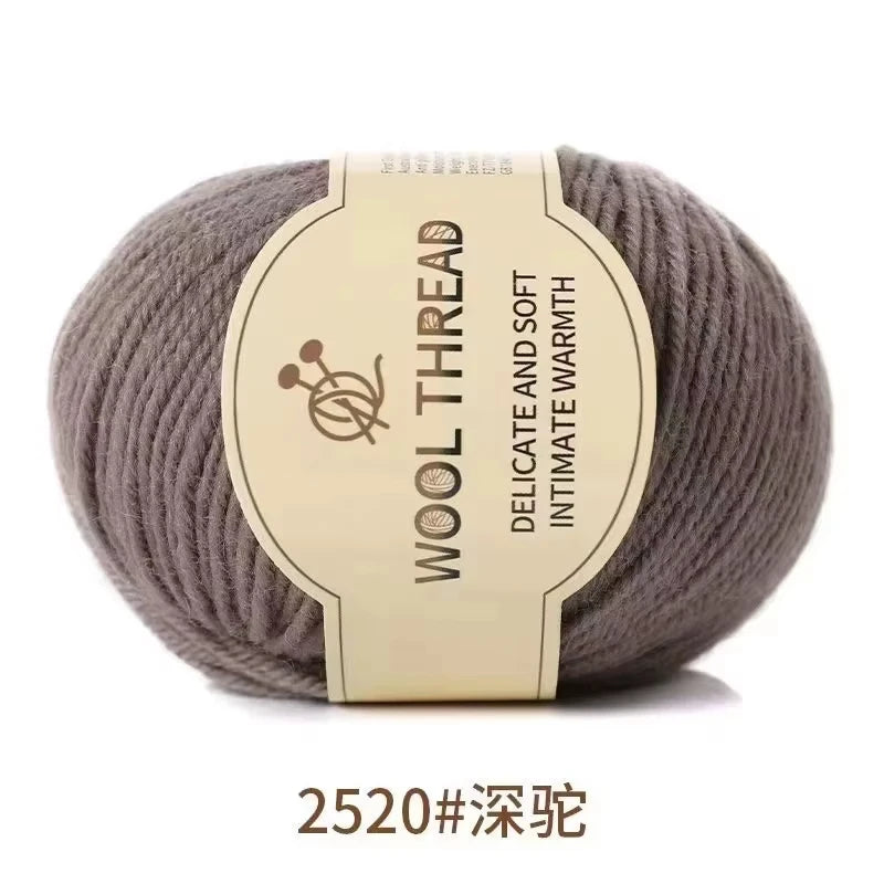 Medium Thick Wool Cashmere Yarn