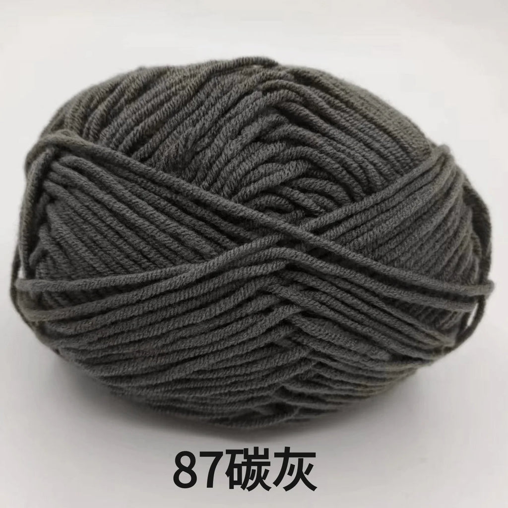 40-50g/Set 4ply Milk Cotton(80%) Knitting Yarn