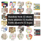 12 Sheet Scrapbook Paper 30x30cm