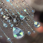 15pcs/pack Kawaii Shell Light Bow Pendant Stickers