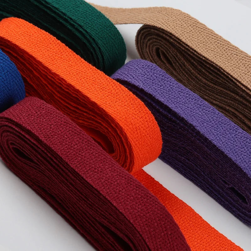 10mm/15mm/20mm 100% Cotton Ribbon