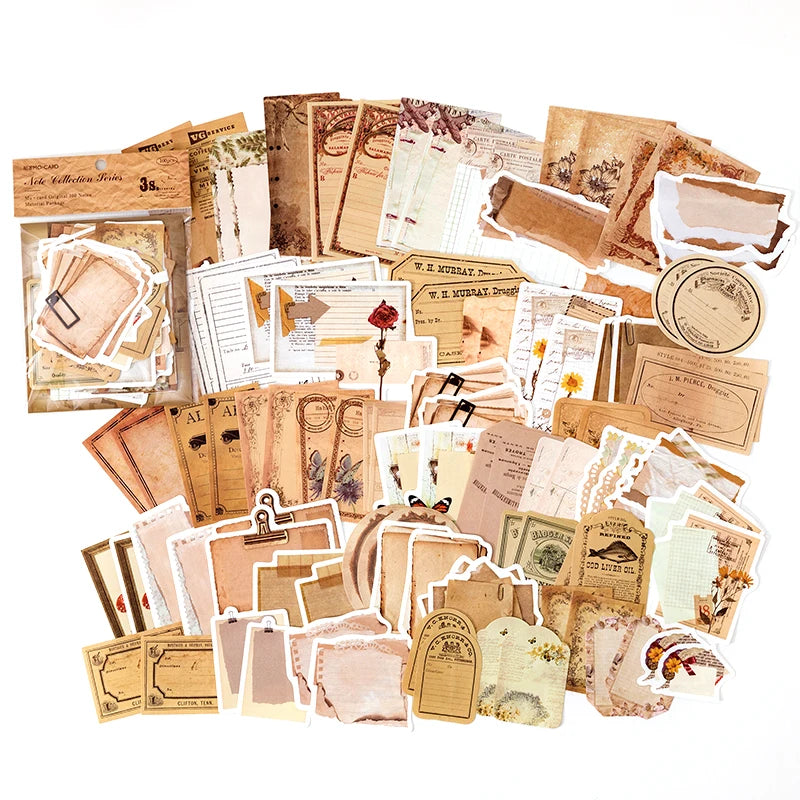 100pcs/pack Vintage Memo Paper