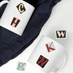 52pcs English Letter Pattern Stickers