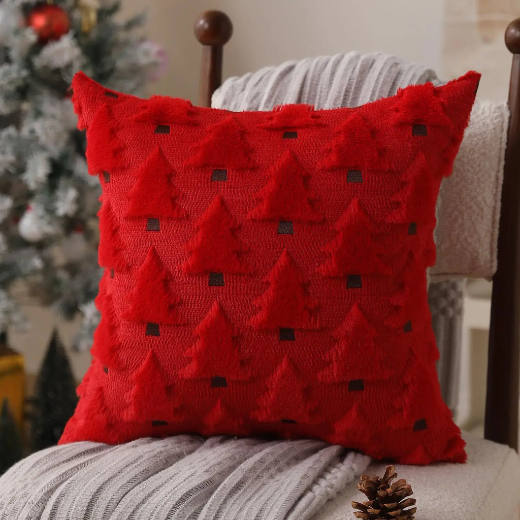 Pillow Cover Christmas Tree Cushion Cover