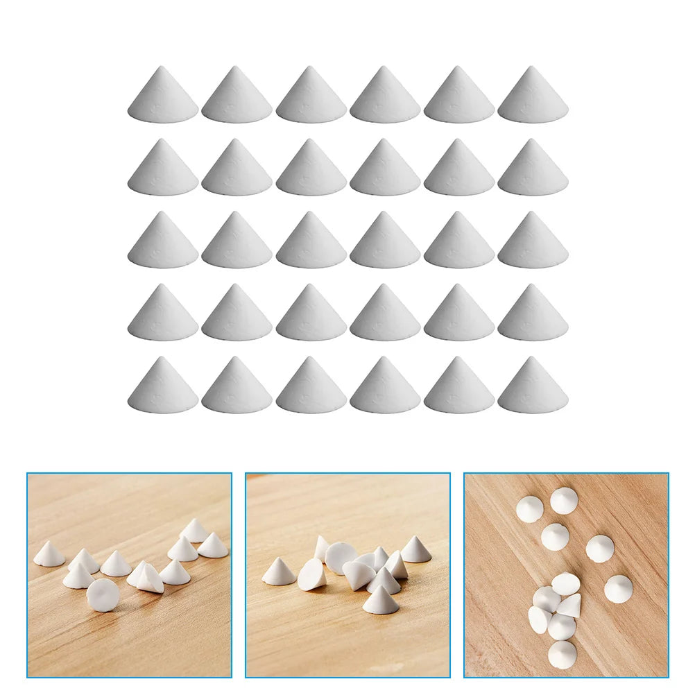 30 Pcs Kiln Firing Tools Pottery Nails Aluminum Oxide Cones