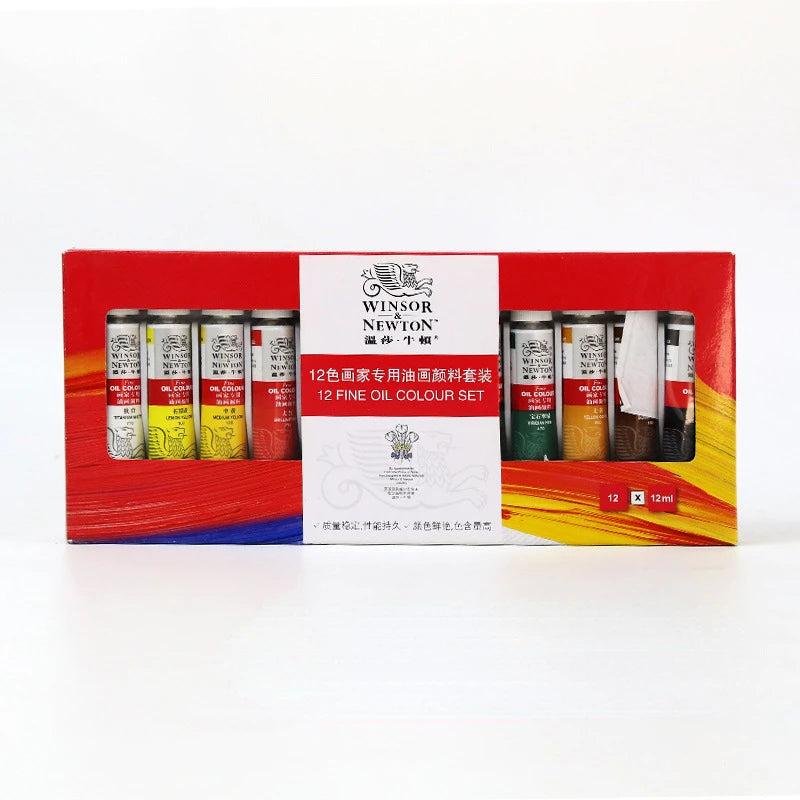 Professional 12/18/24 Colors 12 ML Tube Oil Paints