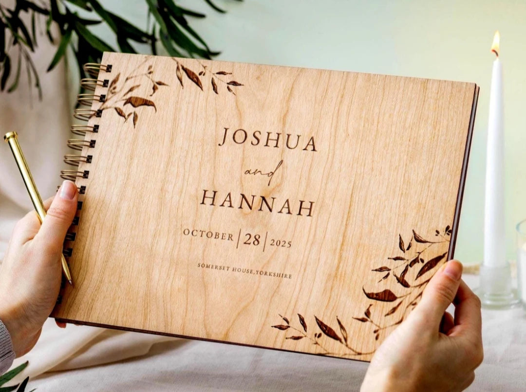 Rustic Wedding Guest Book Alternative