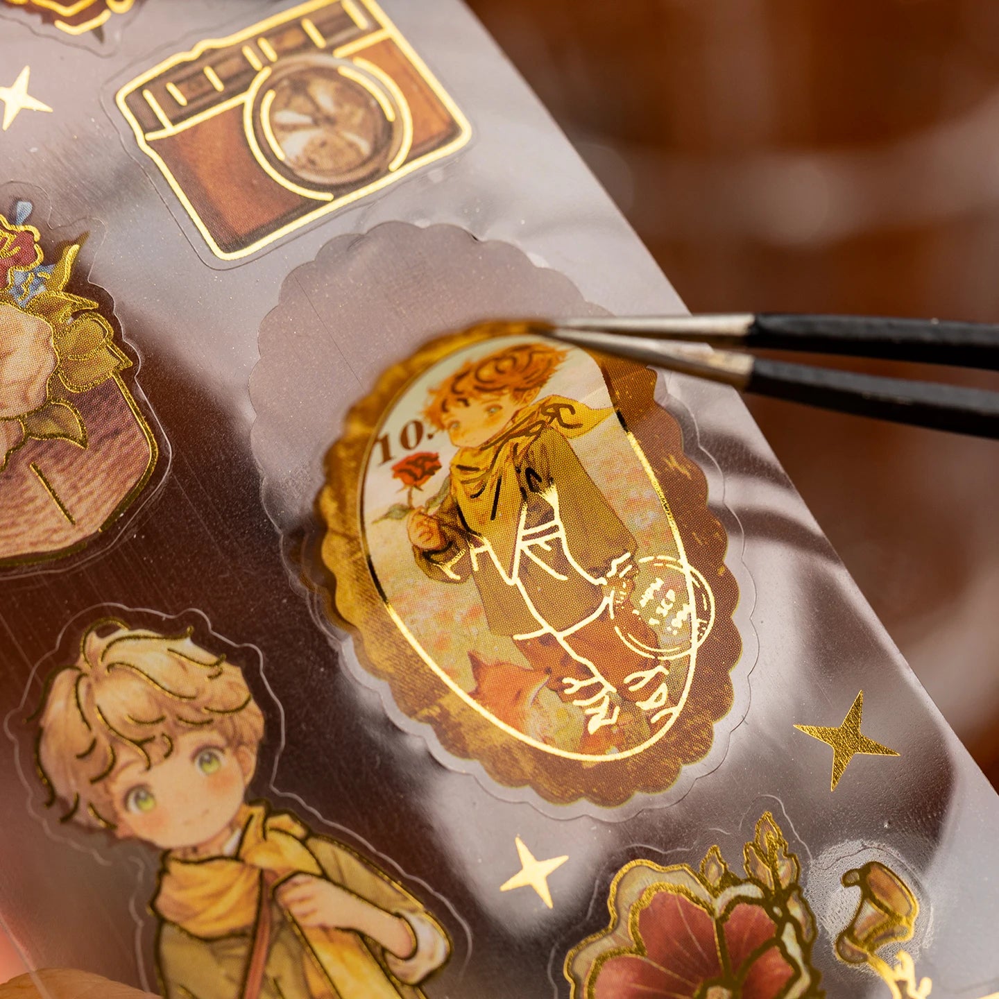 55mm*2m PET Die cut Masking Tape Stickers Retro Cartoon