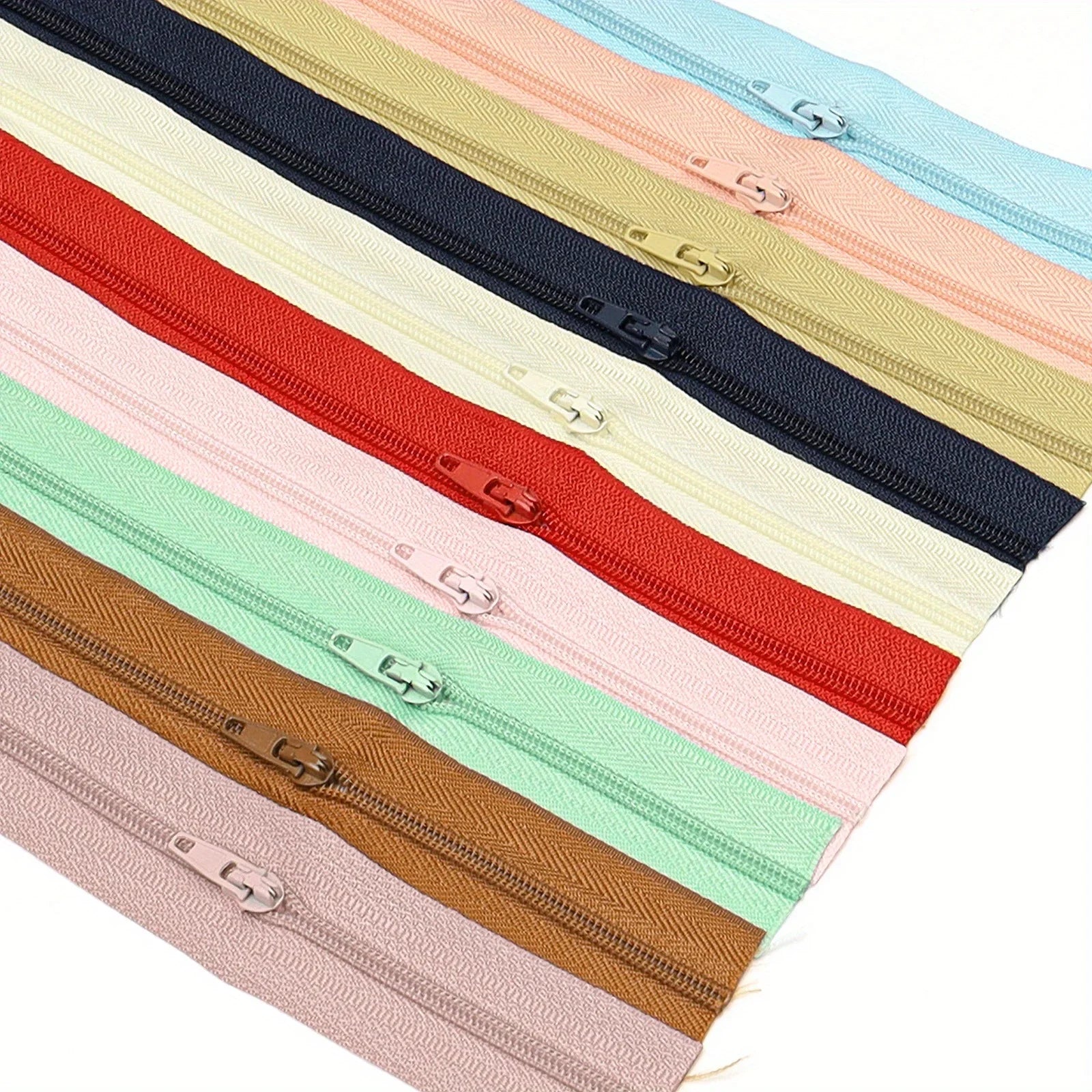 solid color nylon zipper