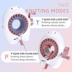 Professional 22 Needles Knitting Machine Kit (Penguin shape) Row Counter