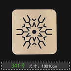 10x10cm DIY Craft, Quilting Ruler & Drawing Tool