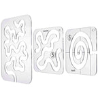 3PCS Quilting Template Ruler Sewing Rulers