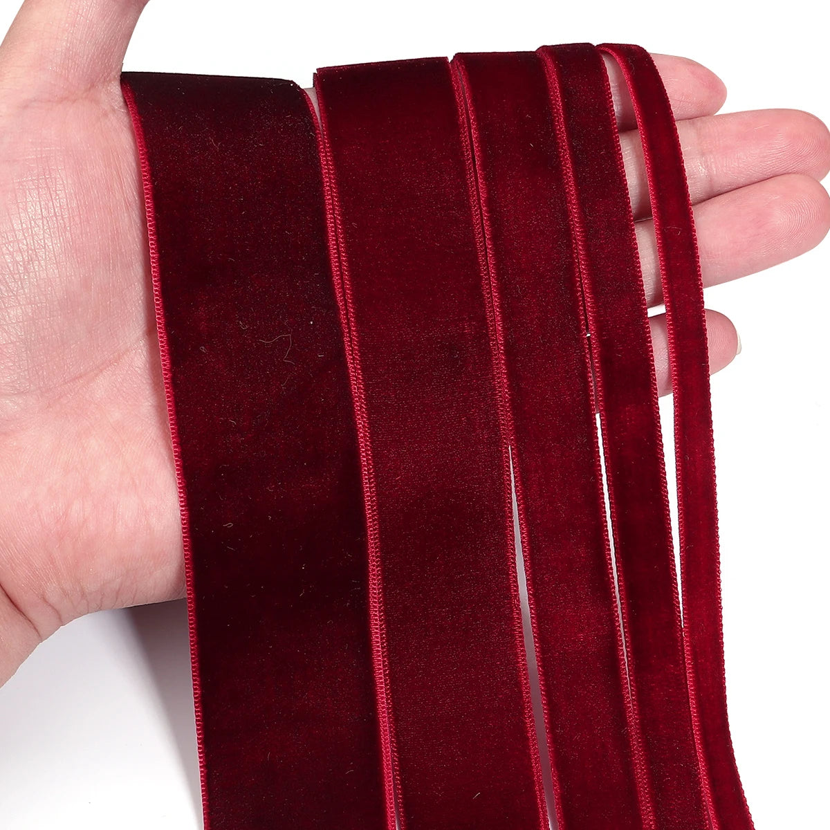 5-10yards/roll Velvet Ribbons