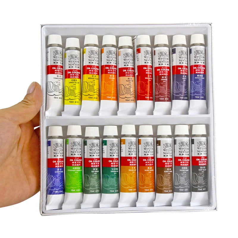 Professional 12/18/24 Colors 12 ML Tube Oil Paints