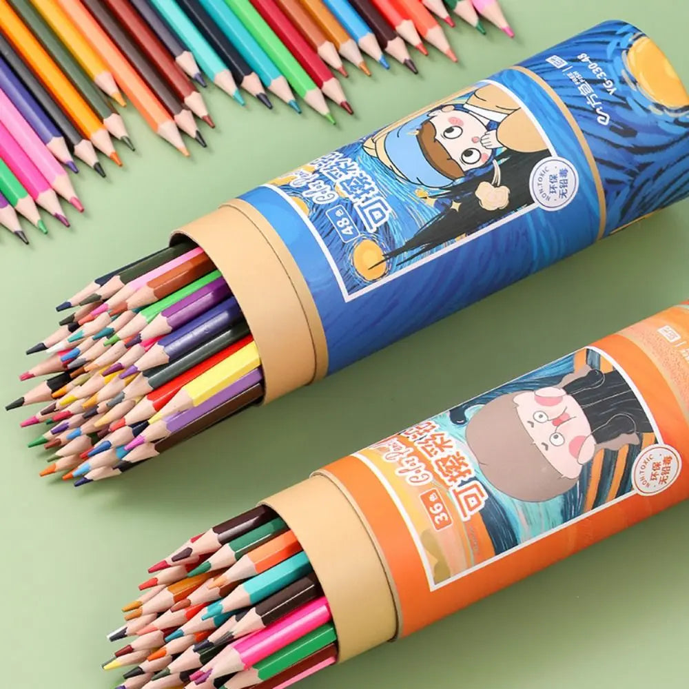1 Set 12/18/24/36/48 Colors Painting Pencil Set