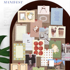 50 sheets Retro Ins Memo Material Book Decorative Paper