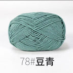 40-50g/Set 4ply Milk Cotton(80%) Knitting Yarn