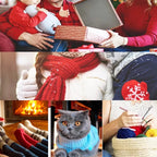 3pcs/set Plastic Crochet Hooks Set