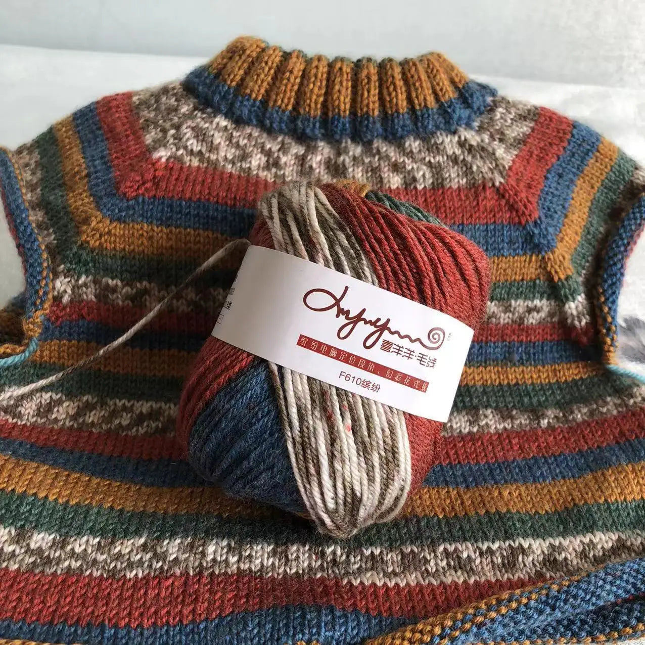 100% Cotton Handwoven Medium and Fine Dyed Yarn