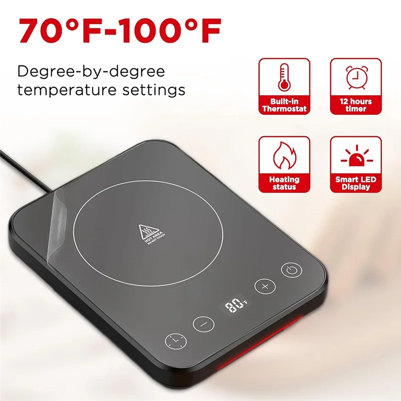 A52Q-Sourdough Starter Warmer Warming Mat With 70-100° F Precise Thermostat