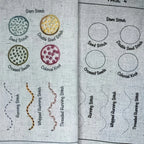 Sewing exercise book, embroidery needle, sewing thread, sewing book