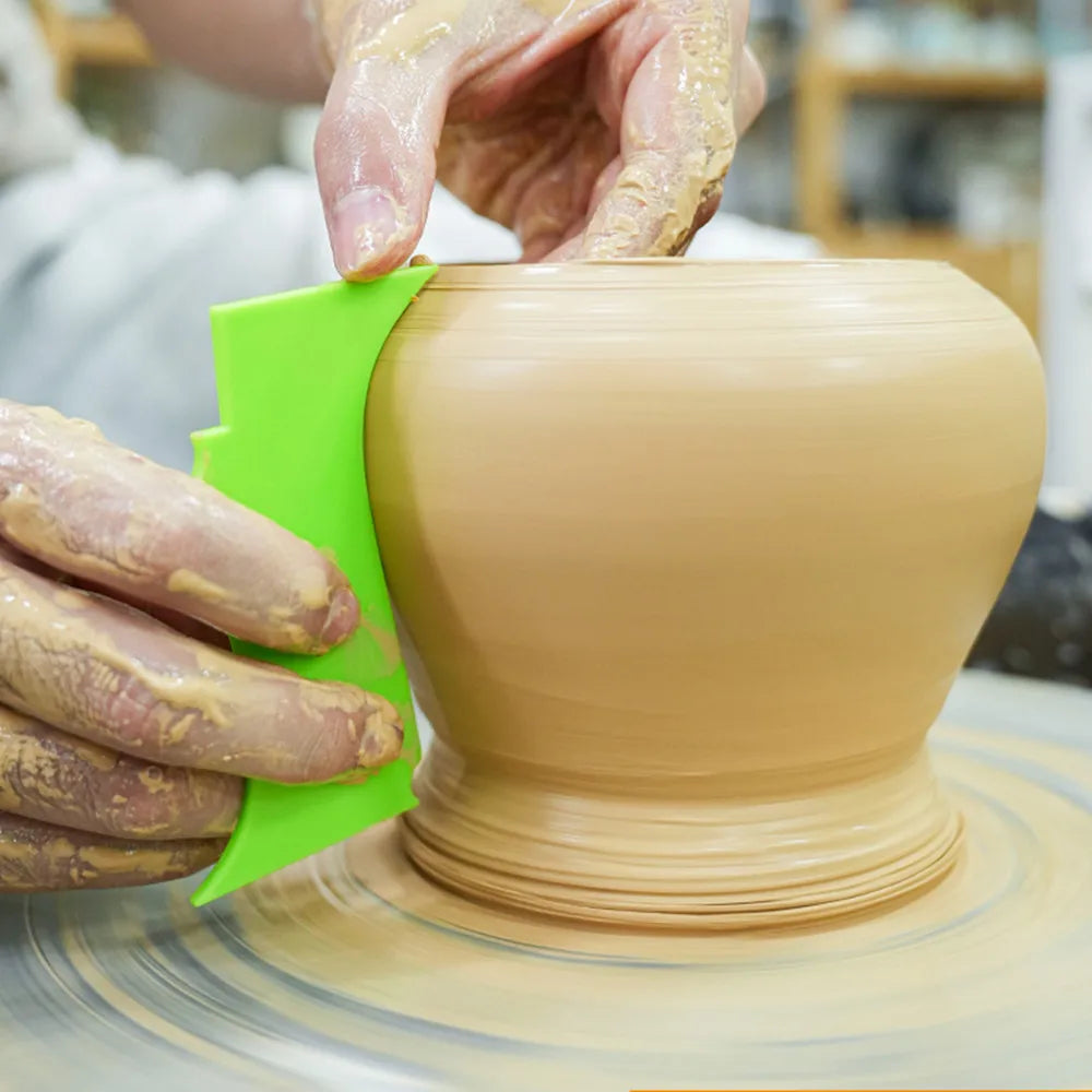 Clay Sculpting & Trimming Ribs for Shaping