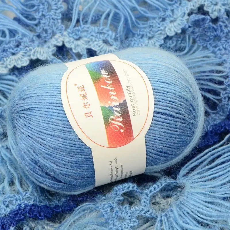 Dyed Rainbow Wool Yarn