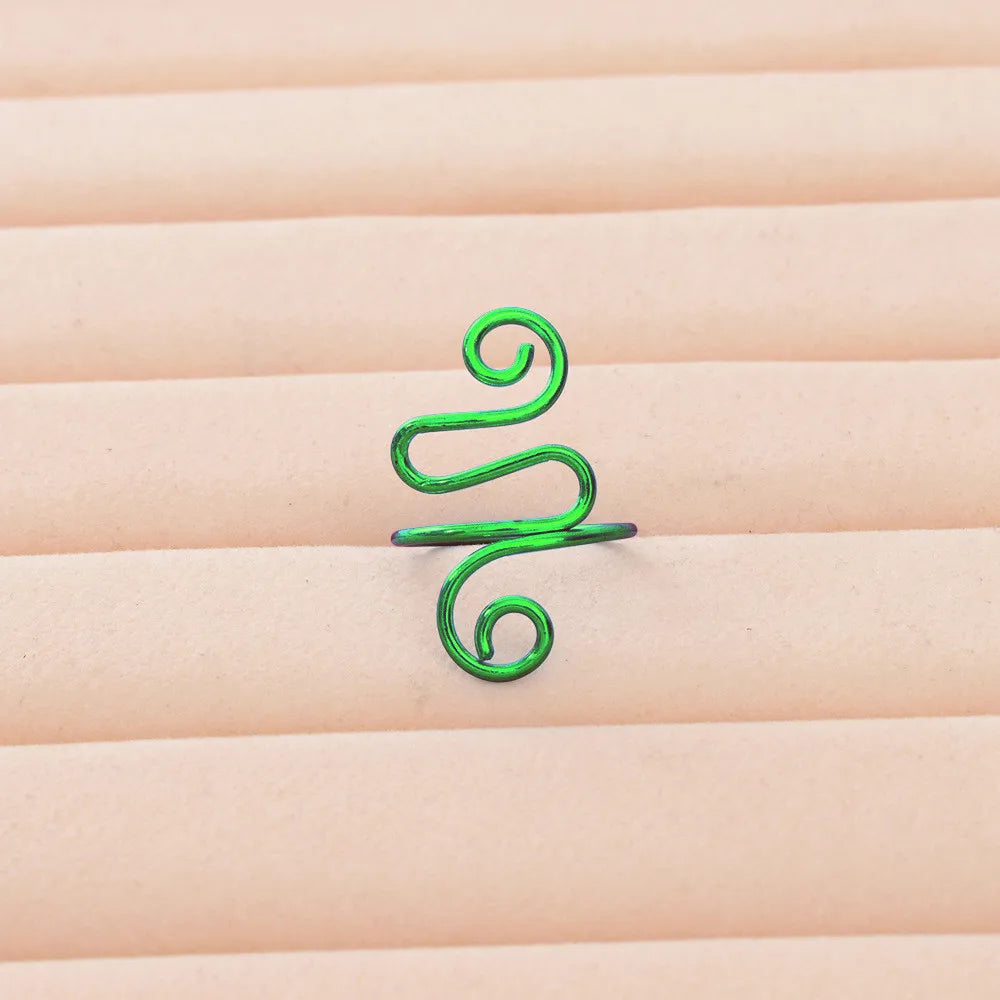 Knitted Sweater Ring Wrapped Hook