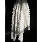 Standing weight texture geometric panel sheer