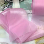 25 Yards 8CM Bright Smooth Yarn Ribbons