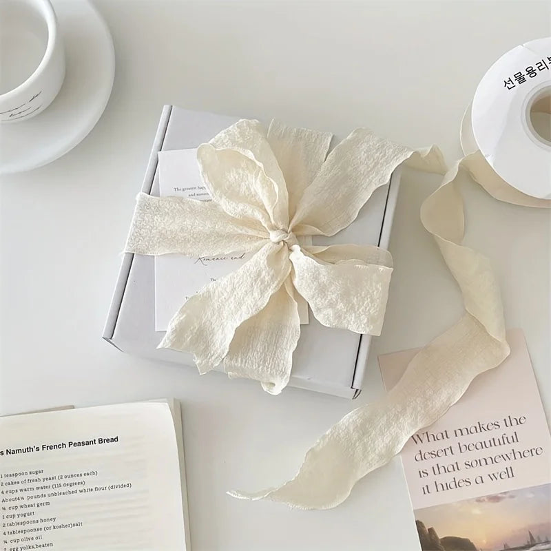 Bohemian Pleated Fabric Ribbon