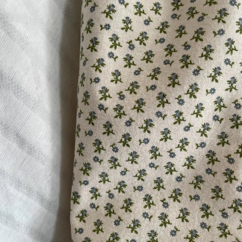 Floral print spring and autumn cotton fabric