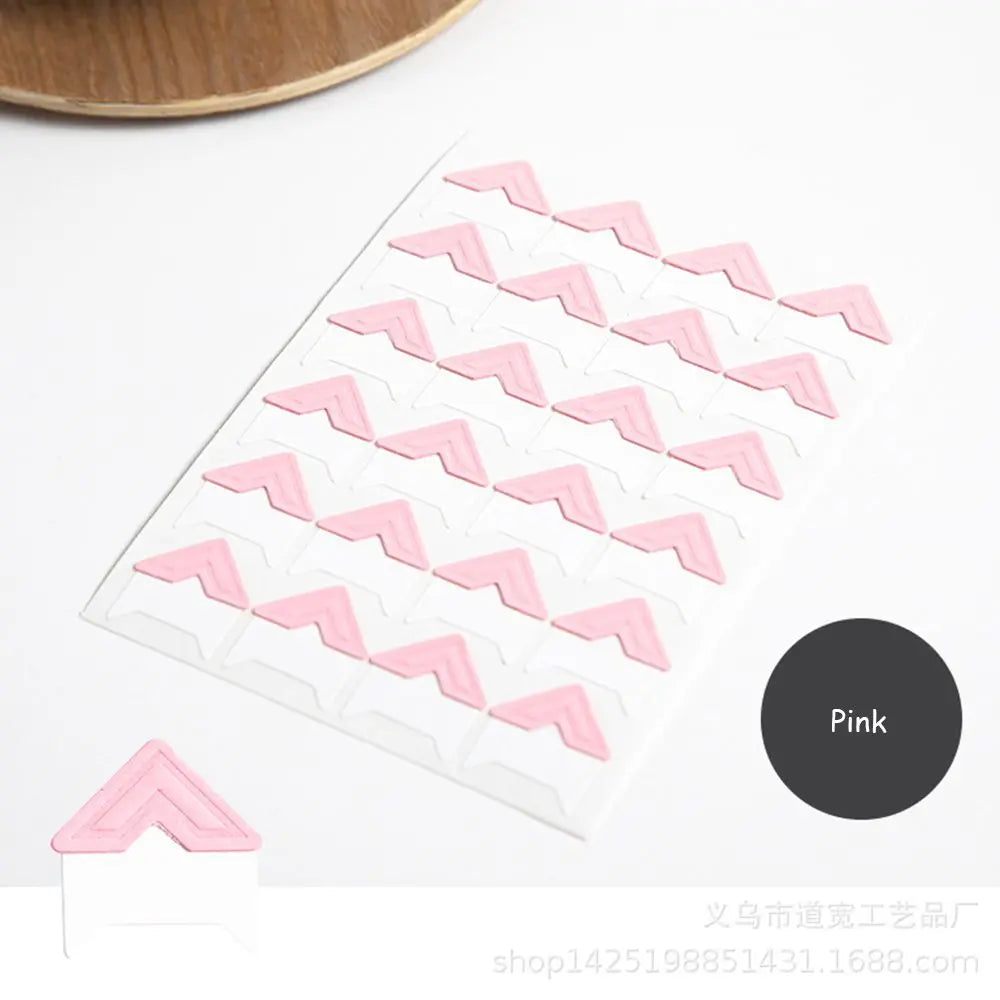 10sheets/24Pcs Colorful Photo Corner