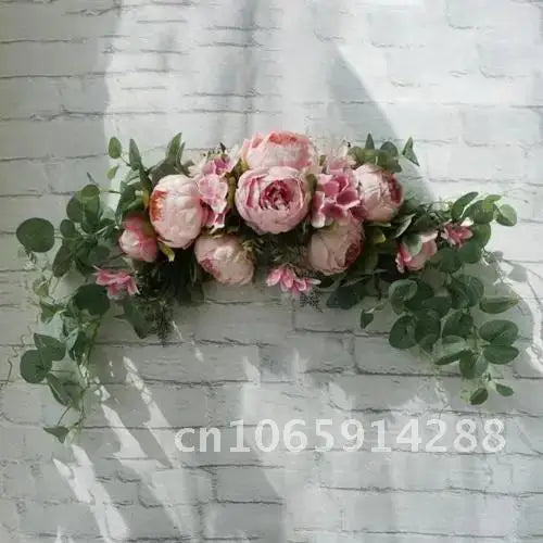 Artificial Flower Wreath Door Decoration