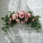 Artificial Flower Wreath Door Decoration