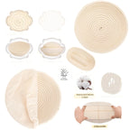 Sourdough Starter Kit Bread Baking Supplies with Bread Proofing Basket