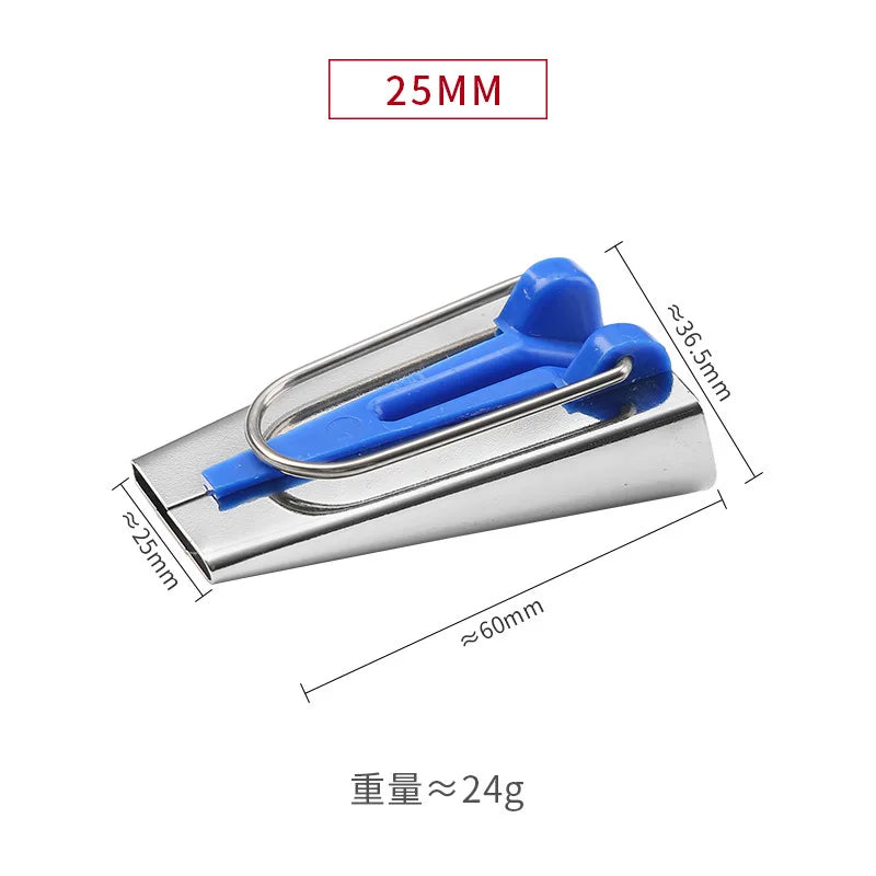 Quilting Edging Device 6mm/12mm/18mm/25mm Bias Tape Maker Binding Tool
