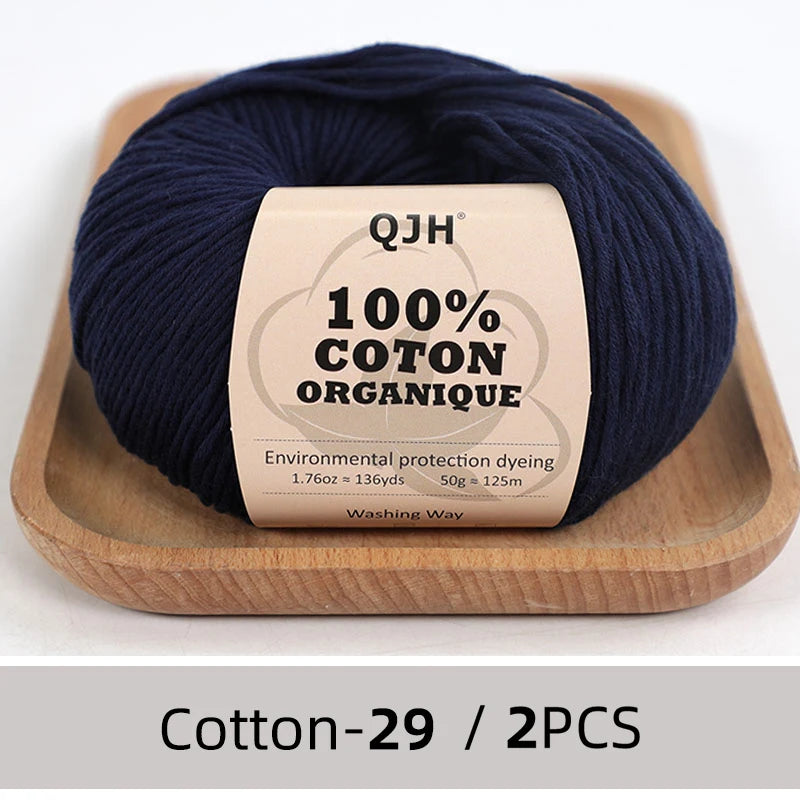 100% Organic Cotton Yarn