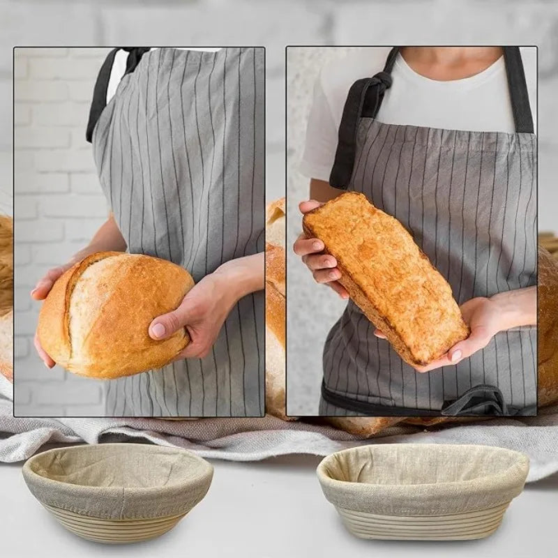 Natural Sourdough Bread Fermentation Basket Set