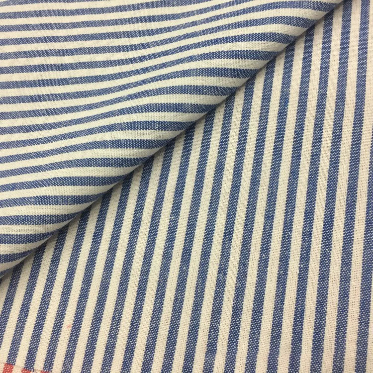 High Quality Yarn-dyed Fabric Striped Cotton Linen Fabric