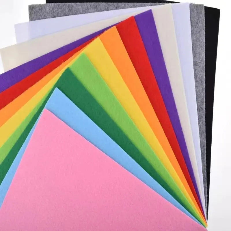 40Pcs Soft Felt Fabric Sheet