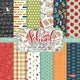 24 Sheets Colorful Style Floral Scrapbook Background Paper