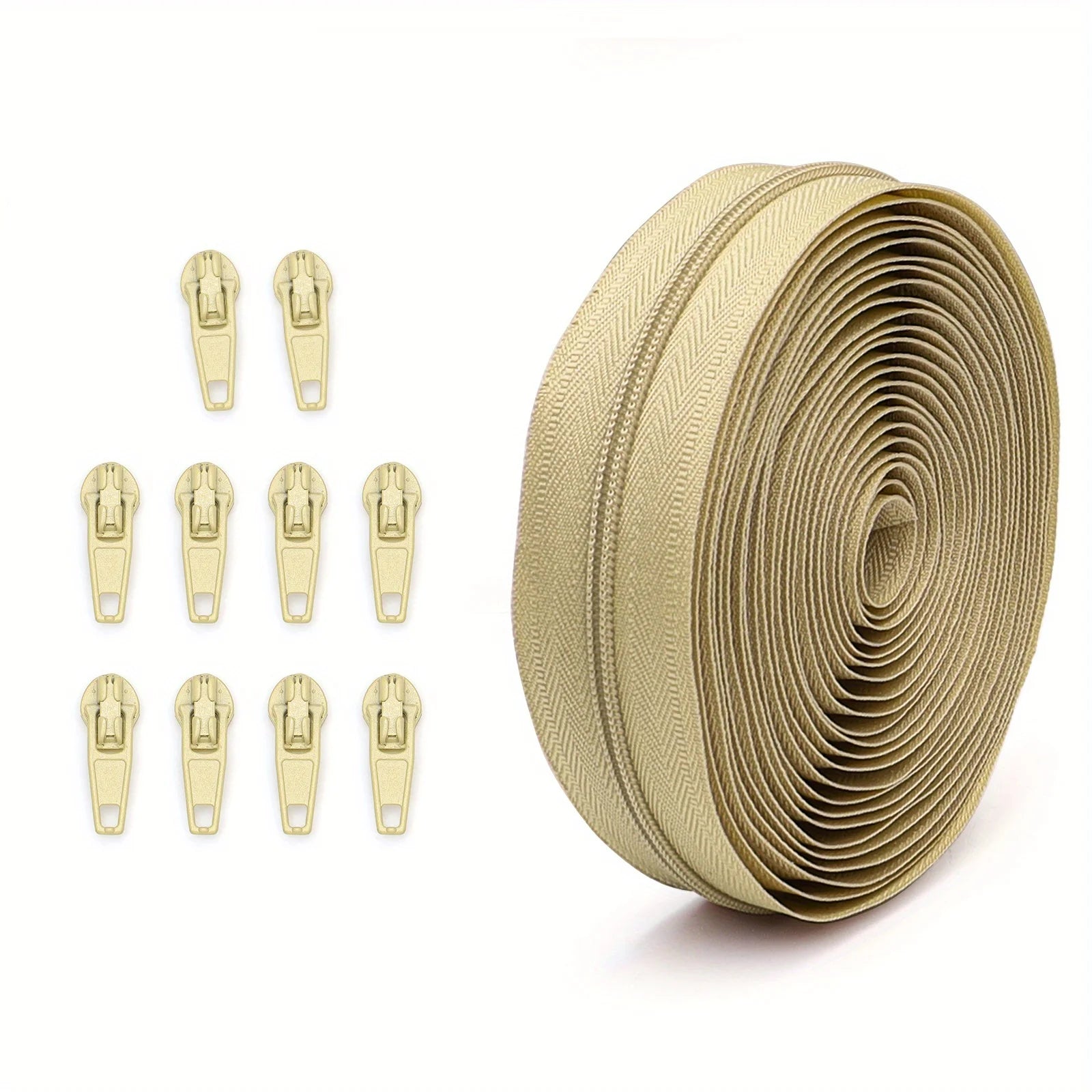 solid color nylon zipper