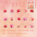 30pcs Kawaii Beautiful Flowers Memo Pad