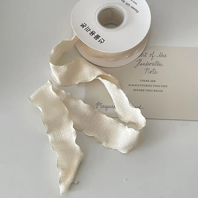 Bohemian Pleated Fabric Ribbon