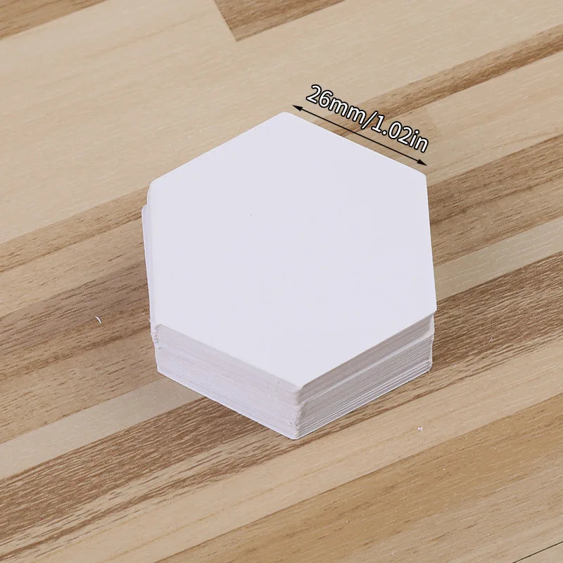 100 Pcs Paper Templates