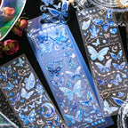 3 pcs laser Butterfly PET Stickers Decorative Scrapbooking
