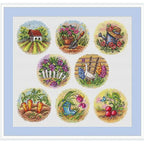 1857 Cross Stitch Set Chinese Cross