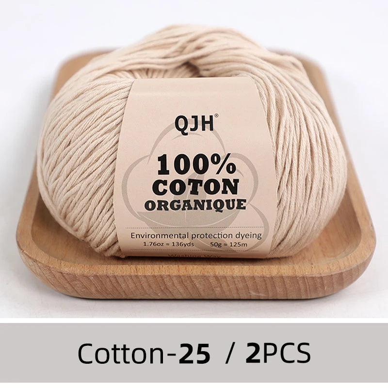 100% Organic Cotton Yarn